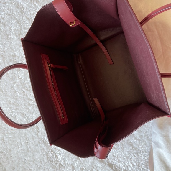 Celine Phantom Red leather tote - Picture 6 of 7